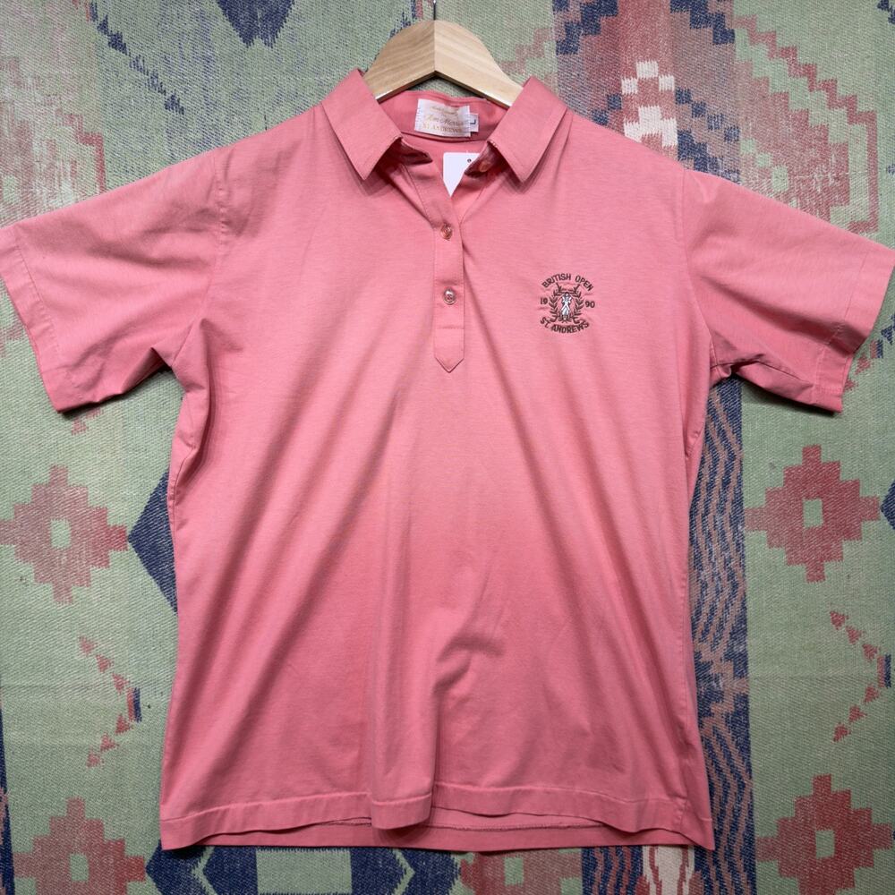 British open 1990 Vintage Polo Size Large 90s